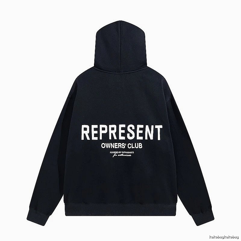 Represent Classic Owners Club hoodie Navy Large Represent for Daily Styling