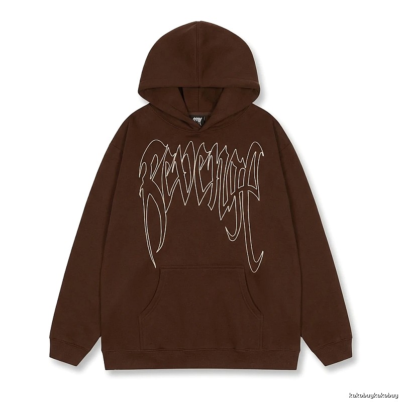 Revenge Gothic Style Dark Coffee Hoodie