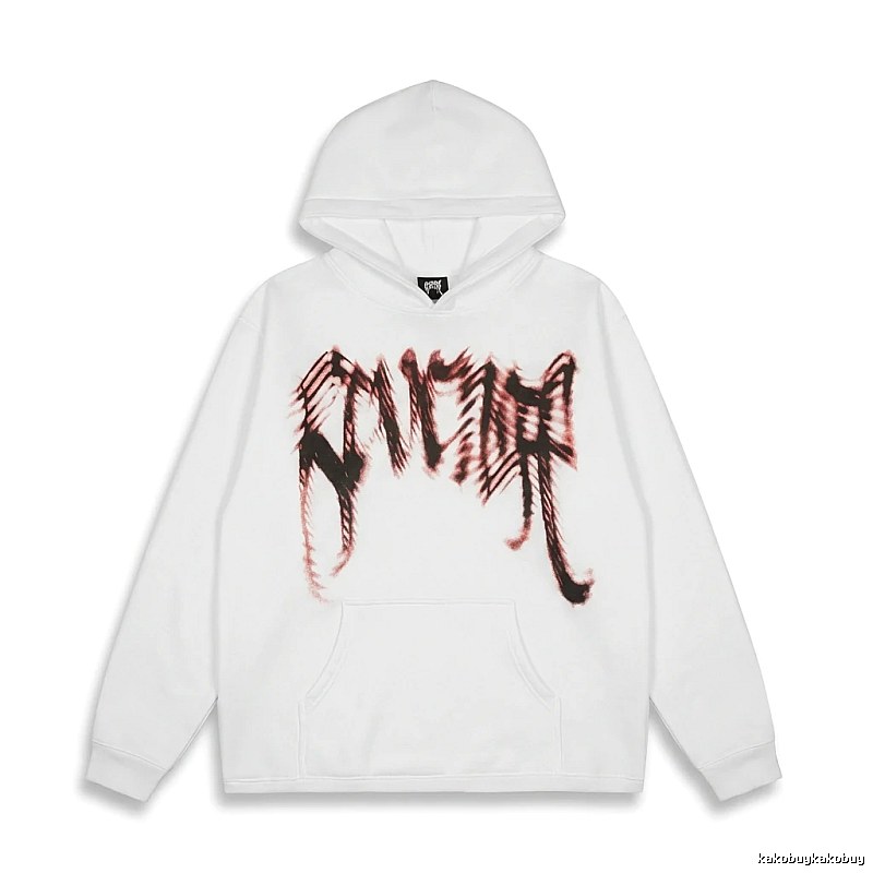 Revenge Gothic Style White Hoodie