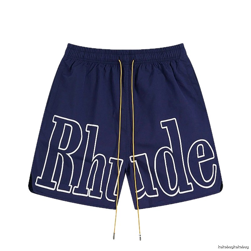 RHUDE Alphabet Wind Dark Blue Shorts