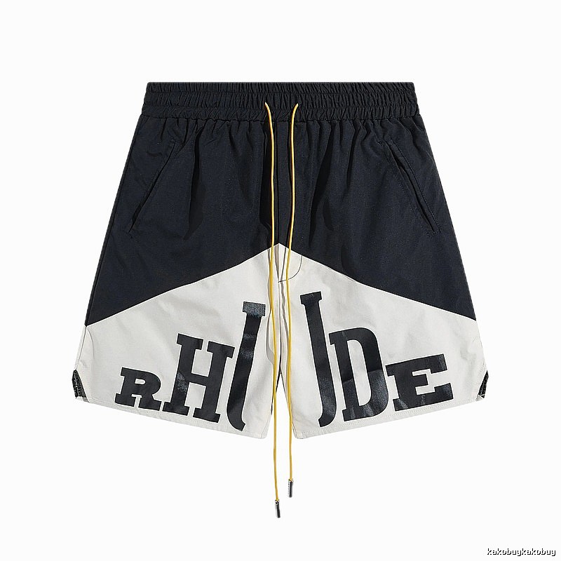 RHUDE Color-blocking Trendy Brand Shorts