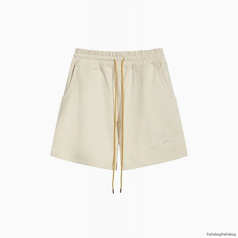 RHUDE's simple and casual style off-white shorts