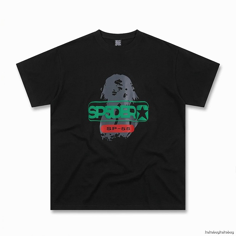 Sp5der Dark Cool Trend Short Sleeve