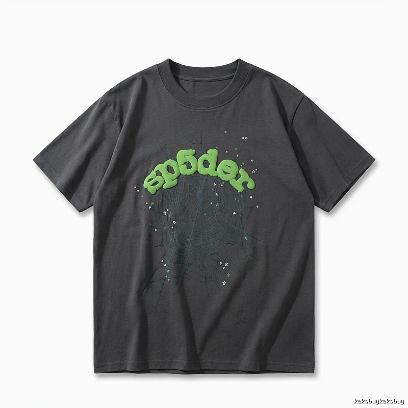 Sp5der Dark Style Black T-shirt