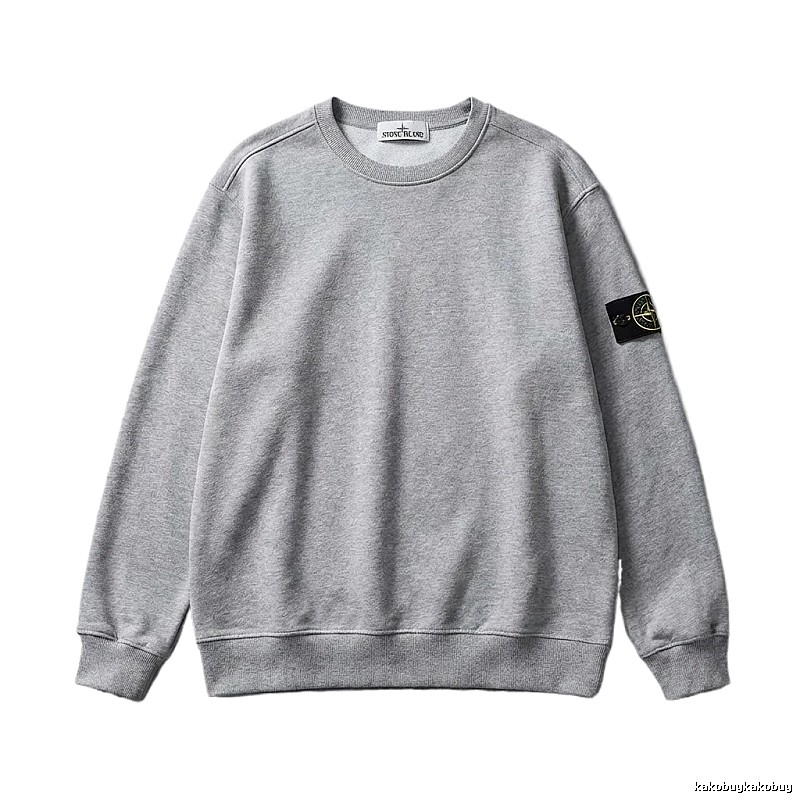 Stone Island basic grey sweatshirt