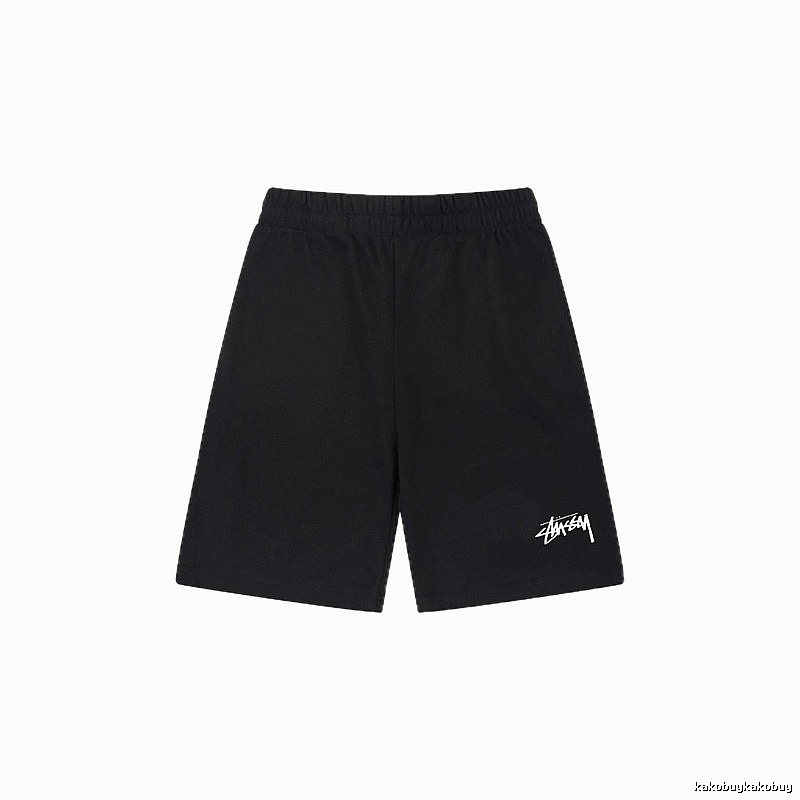 Stussy basic casual black shorts