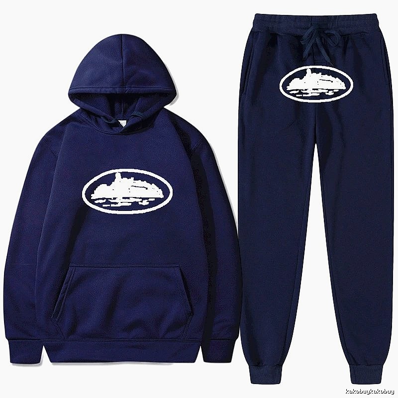 Stussy Navy Tracksuit Set Training Look Logo