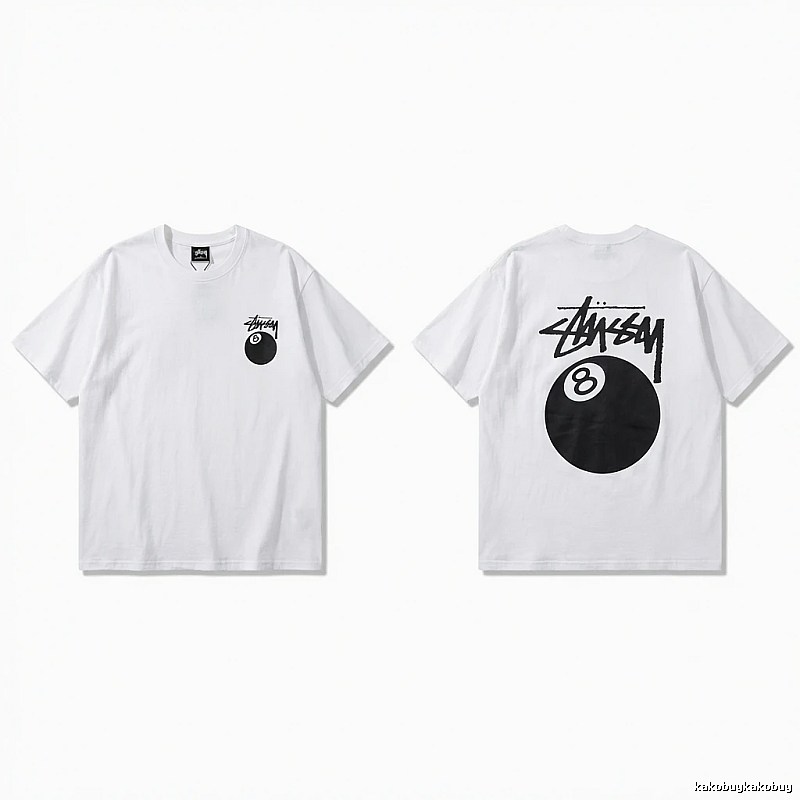 Stussy trendy style white T-shirt