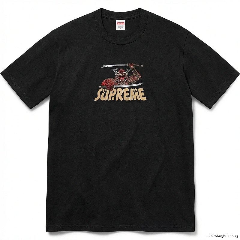 Supreme Samurai-style Black T-shirt