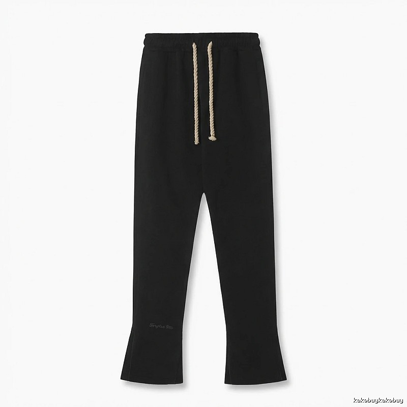 SynaWorld Trendy Style Black Long Pants