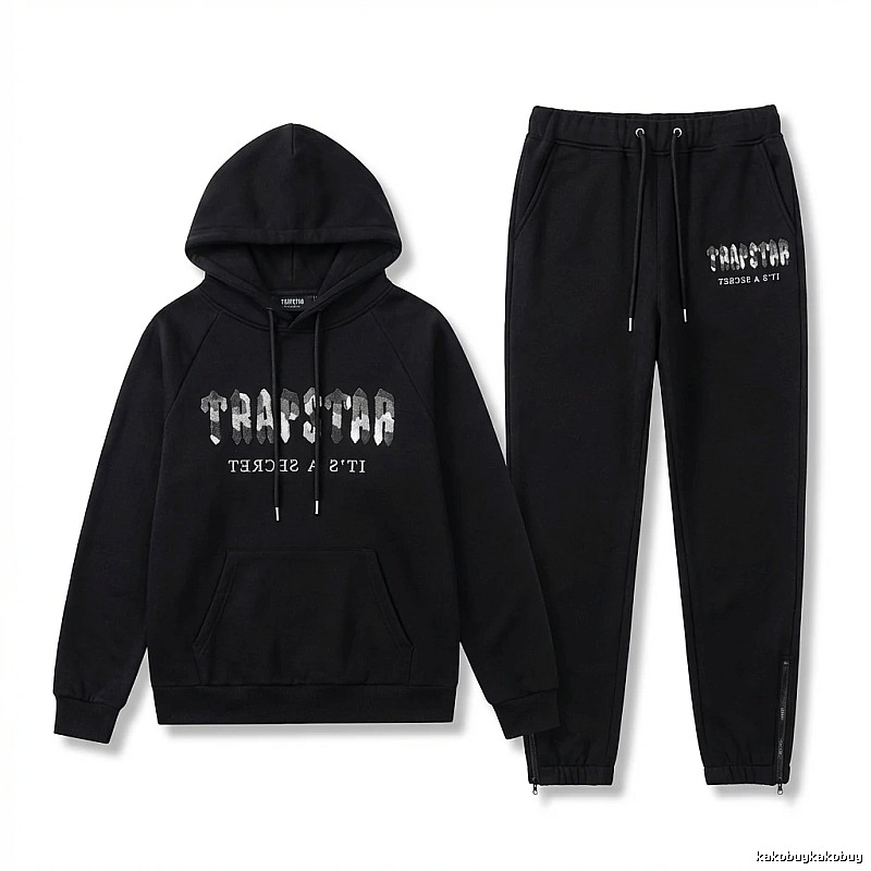 Trapstar letter-style black sweatshirt