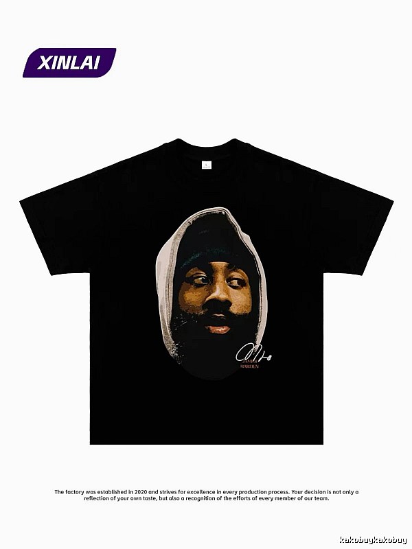 Tupac Patterned Portrait graphic T-shirt Black Tupac Collage with Signature Styling