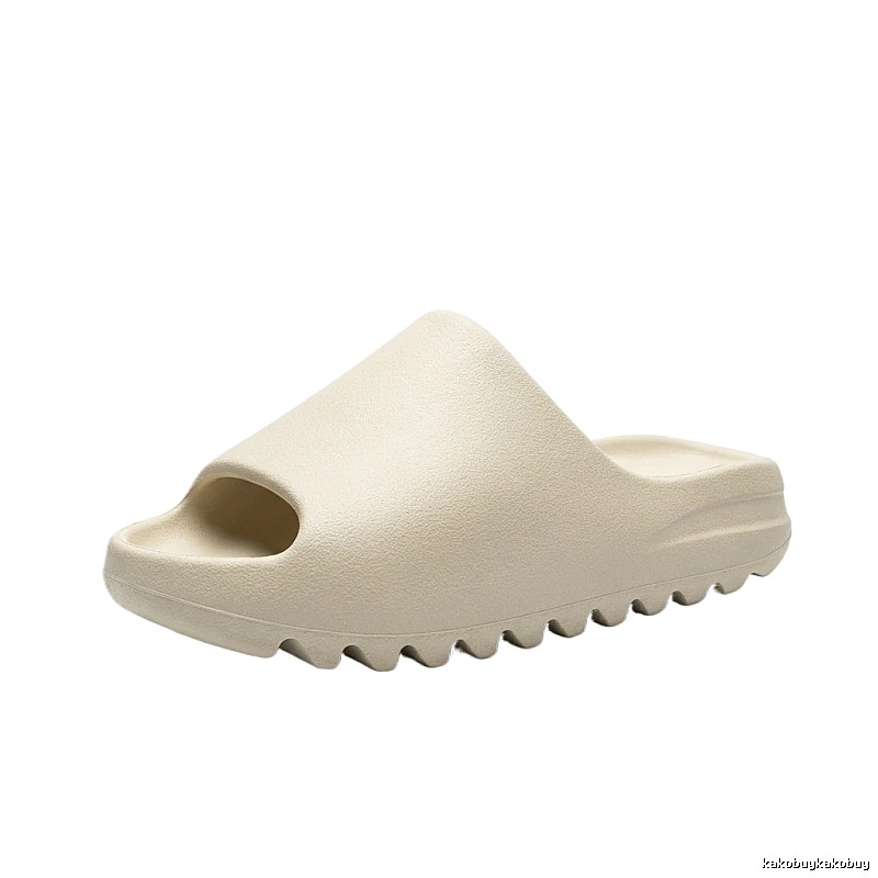 Yeezy matte bone white slippers