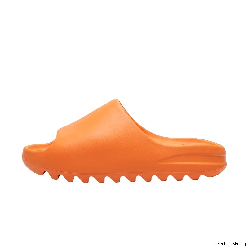 Yeezy orange casual slippers